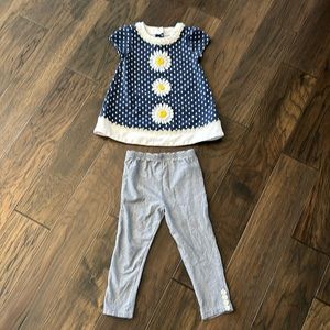 Toddler Girl Daisy Outfit